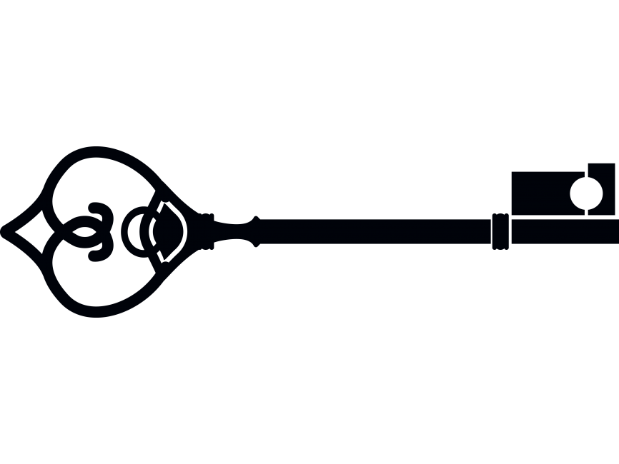 Antique Keys Silhouette