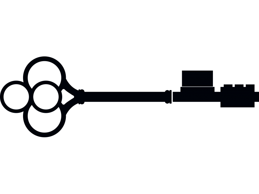 Antique Keys Silhouette