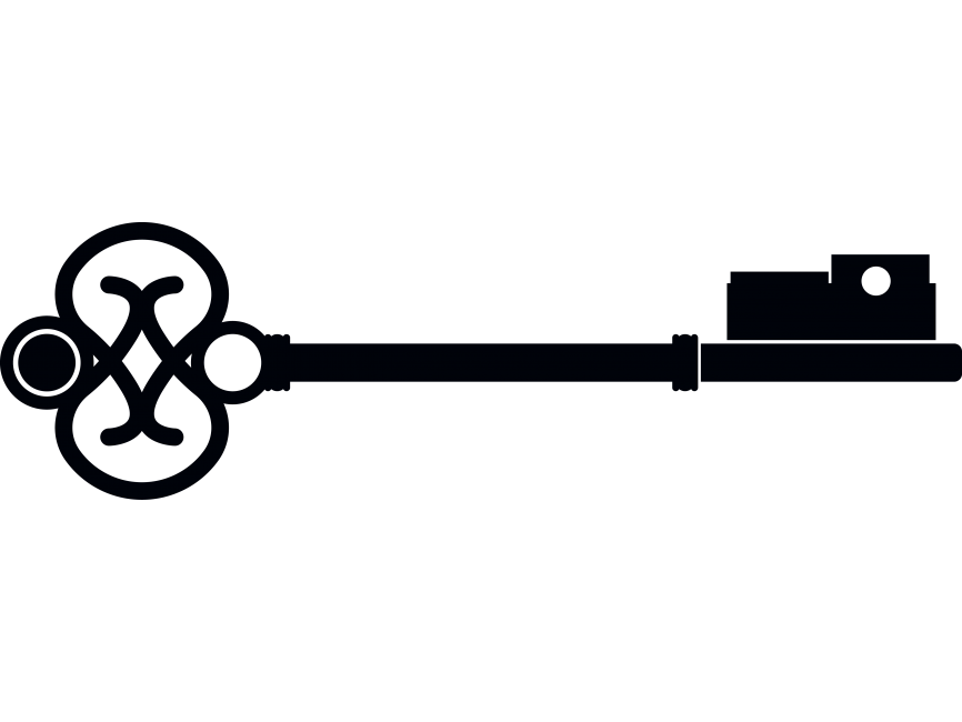 Antique Keys Silhouette