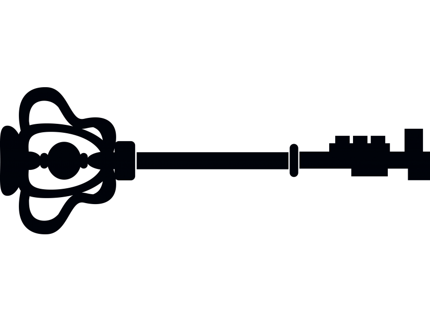Antique Keys Silhouette