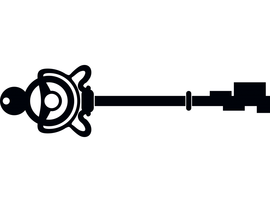 Antique Keys Silhouette