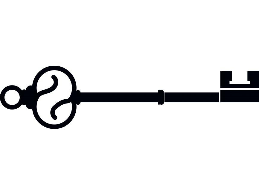 Antique Keys Silhouette