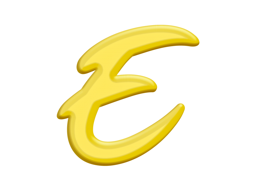 Banana Style Letter E