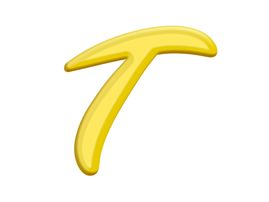 Banana Style Letter T