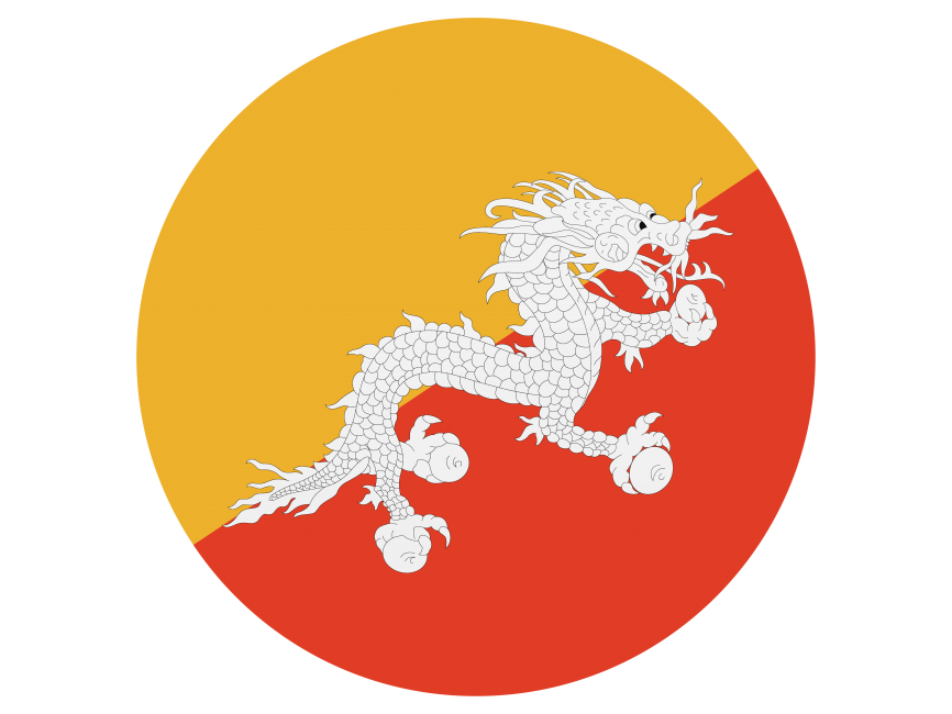 Bhutan Flag Icon