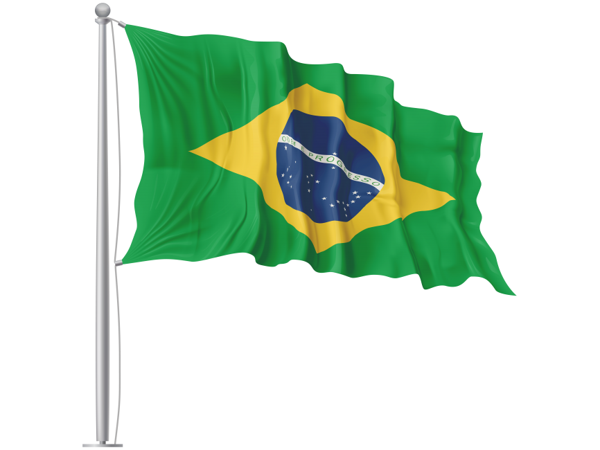 Brazil Waving Flag
