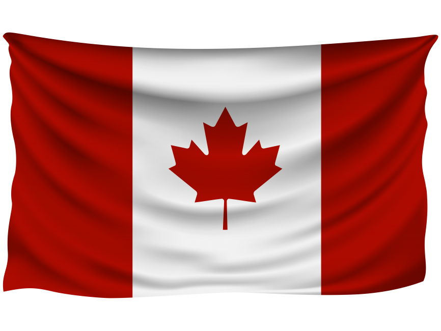 Canada Wrinkled Flag