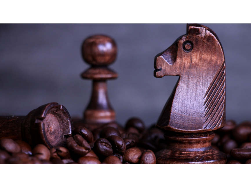 Chess Pieces Horse and Pawn