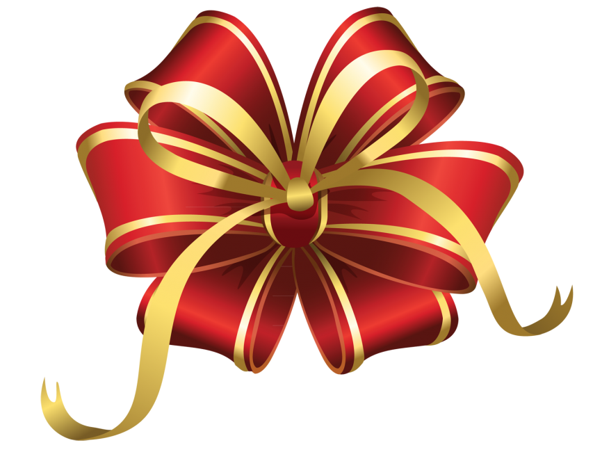 Christmas Red Decorative Bow