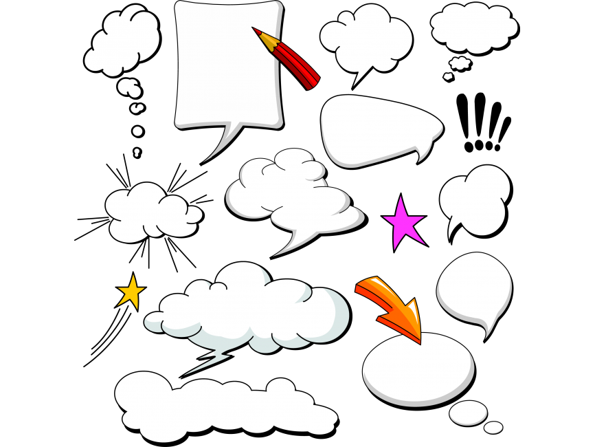 Comics Speech Balloons