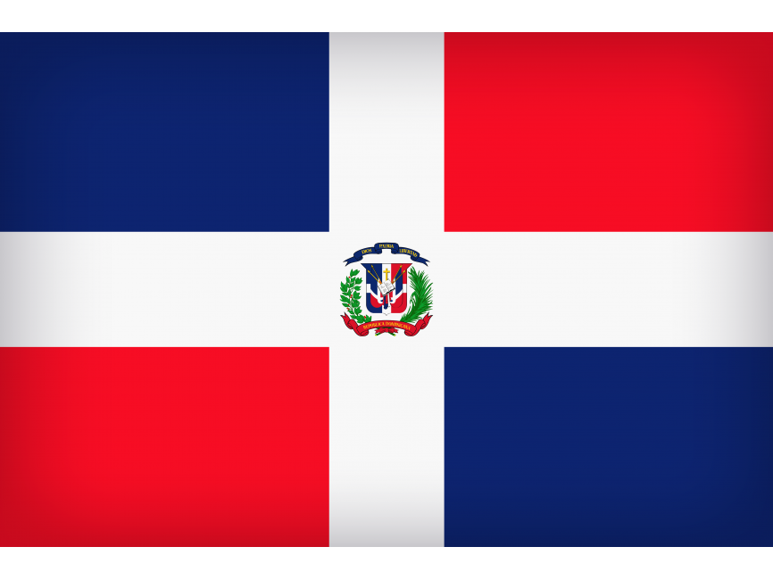 Dominican Republic Large Flag