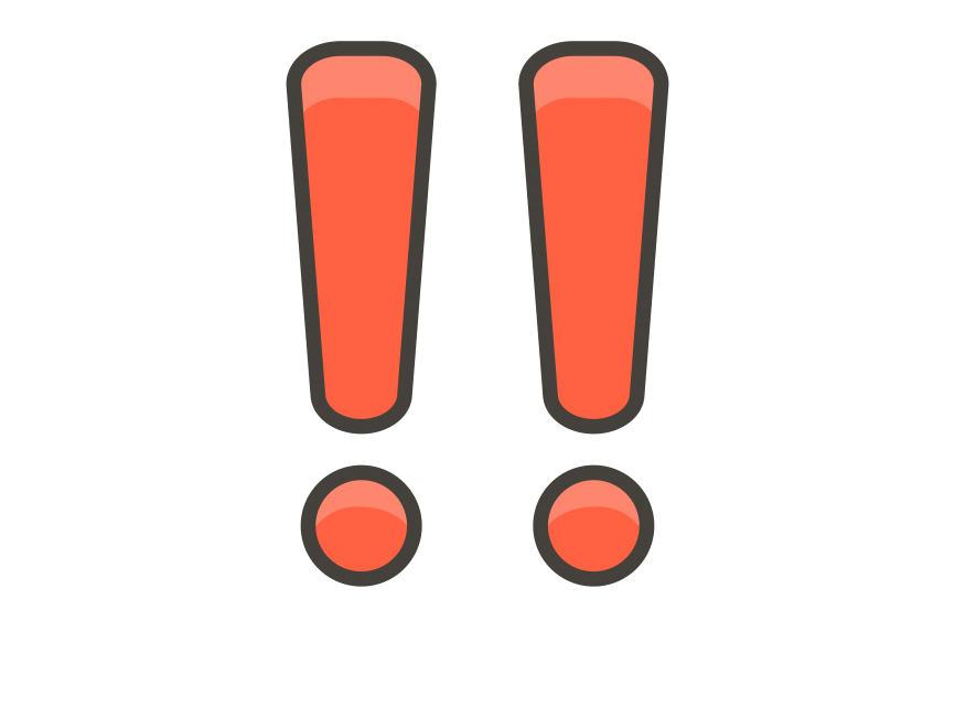 Double Exclamation Mark Emoji