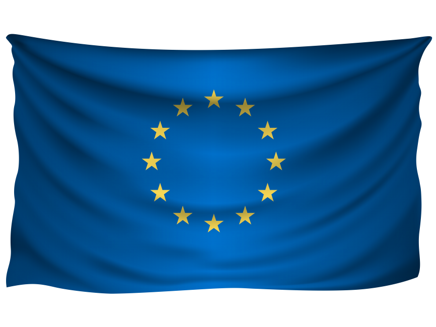 European Union Wrinkled Flag