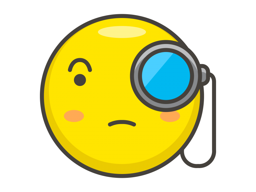 Face with Monocle Emoji