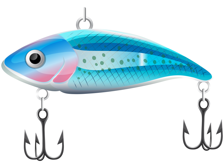 Fishing Bait Blue