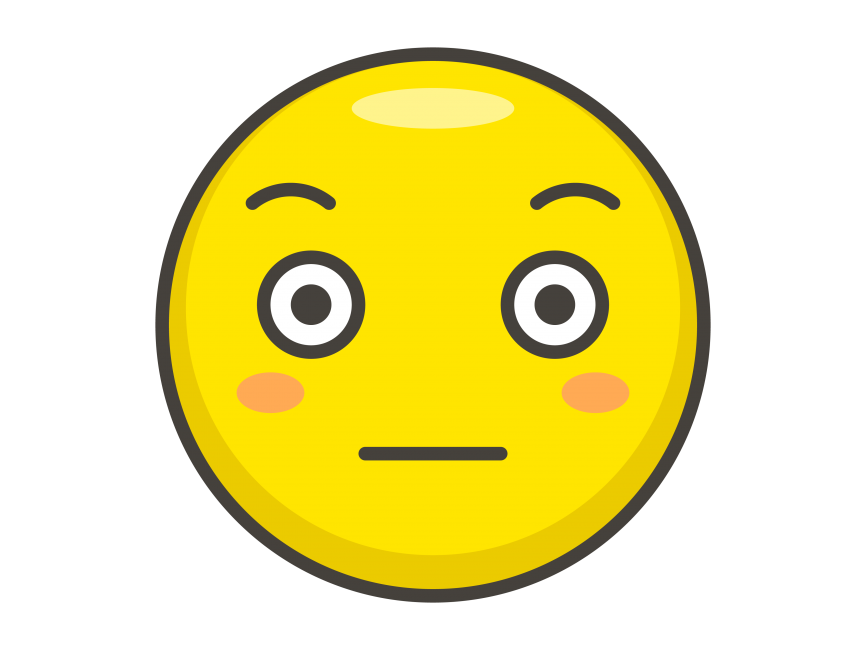 Flushed Face Emoji