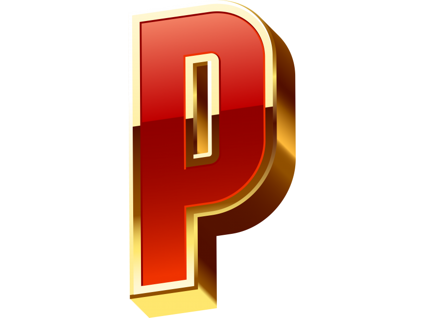 Golden P Letter