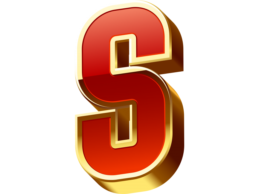 Golden S Letter