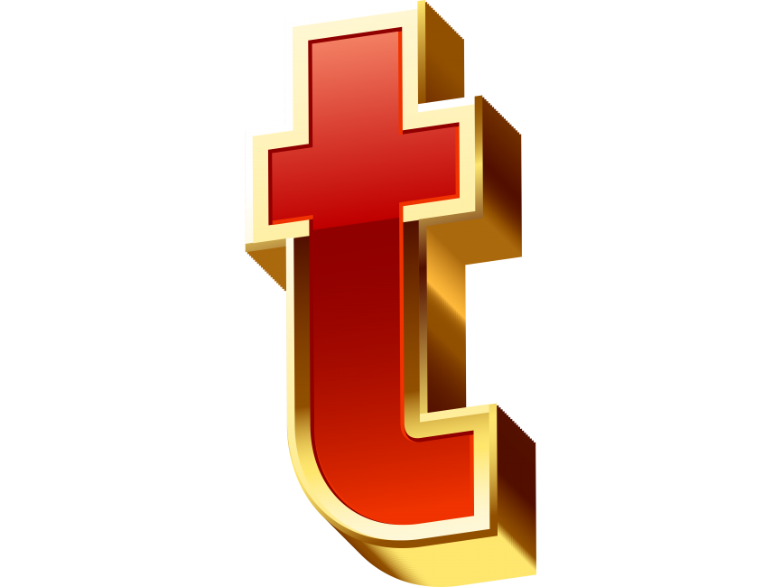 Golden T Letter