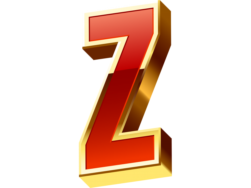 Golden Z Letter