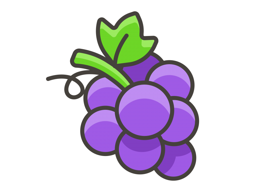 Grapes Emoji Icon