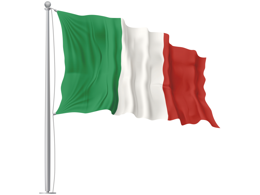 Italy Waving Flag