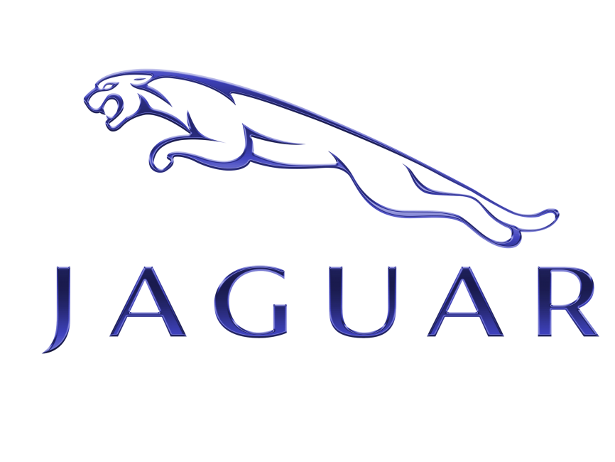 Jaguar Metallic Blue Logo