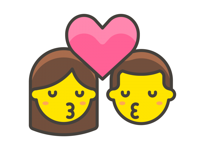 Kiss Woman Man Emoji