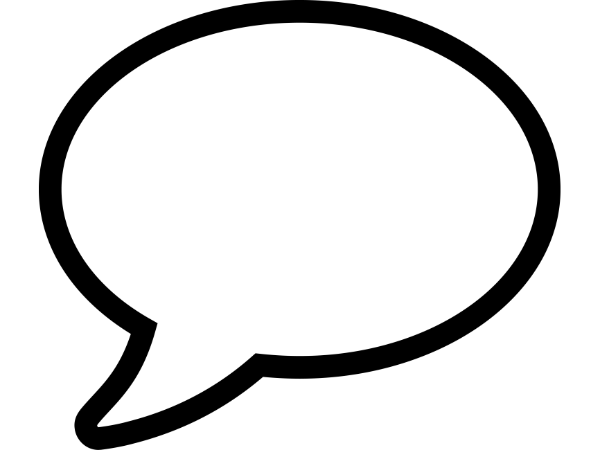 Speech Bubble Line Icon