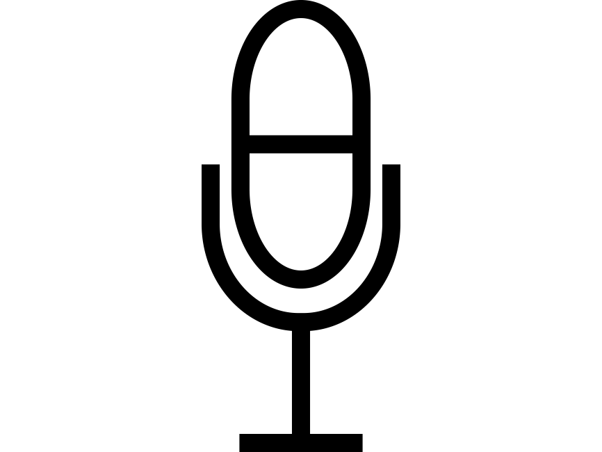 Microphone Line Icon