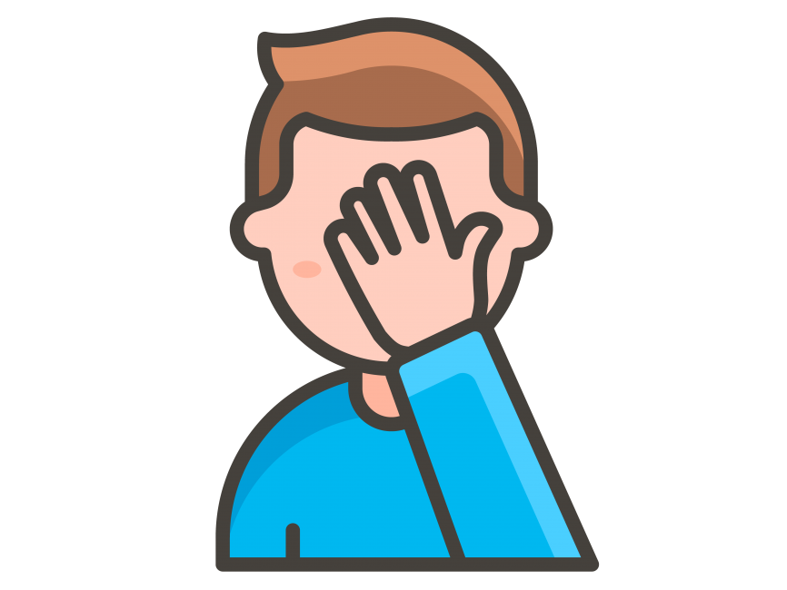 Man Facepalming Emoji
