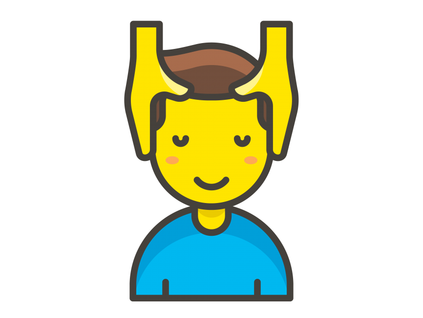 Man Getting Massage Emoji