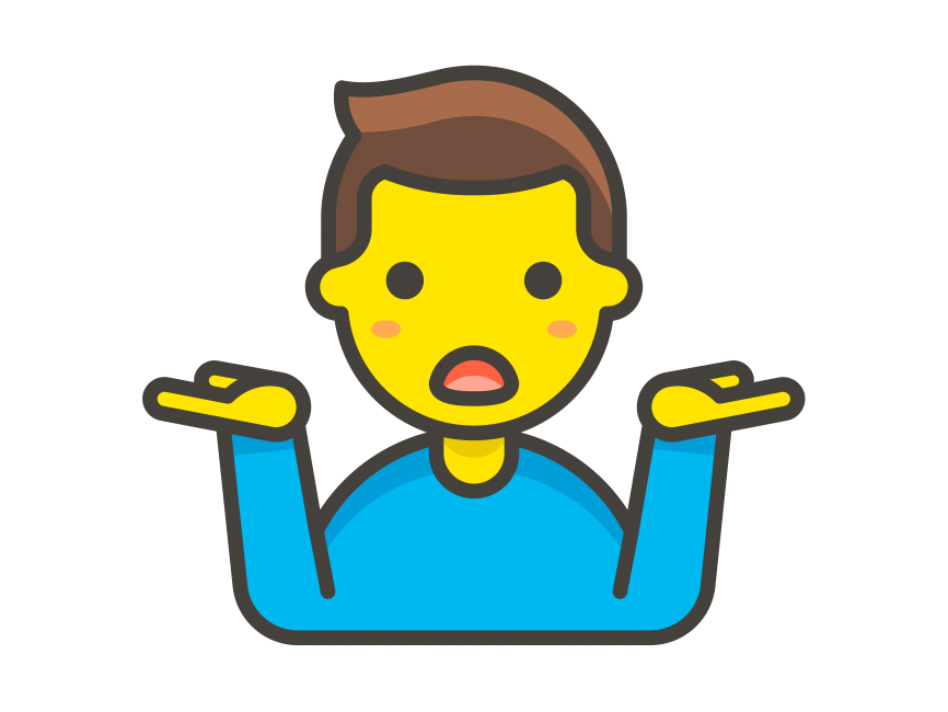 Man Shrugging Emoji