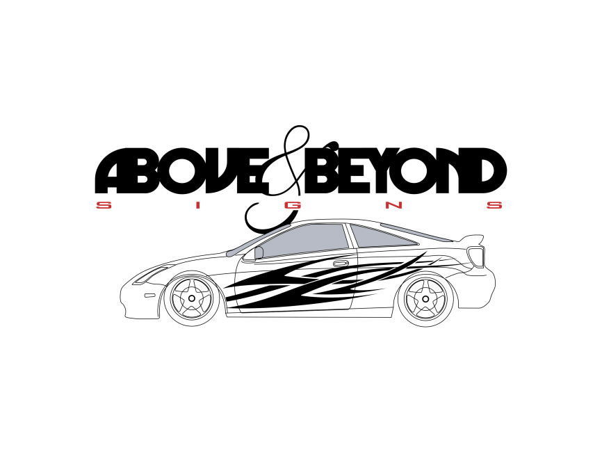 Above &# 8; Beyond Signs   Logo