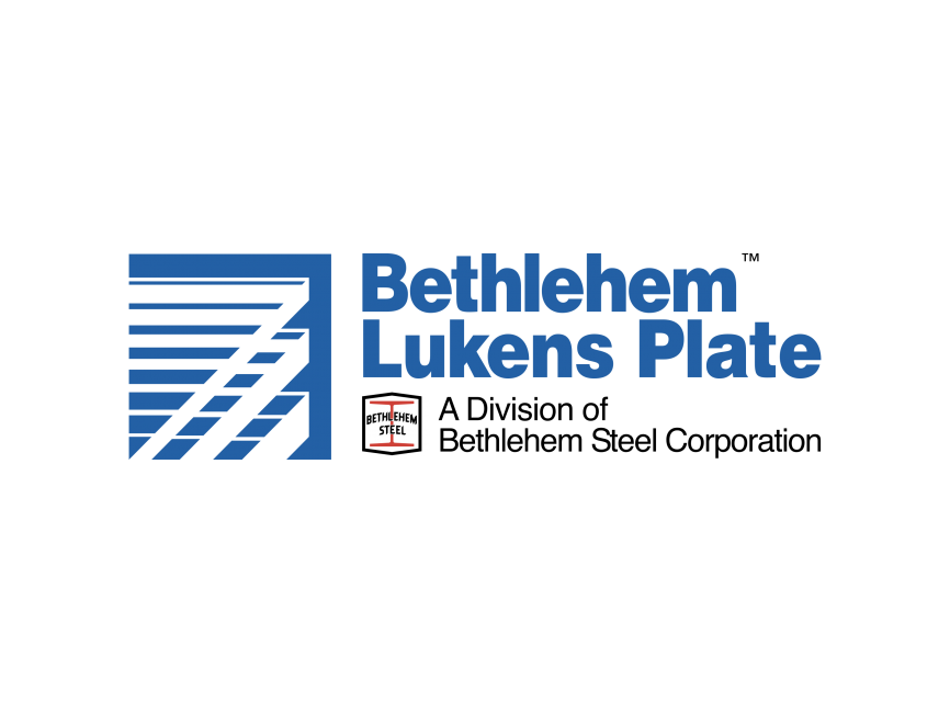 Bethlehem Lukens Plate   Logo