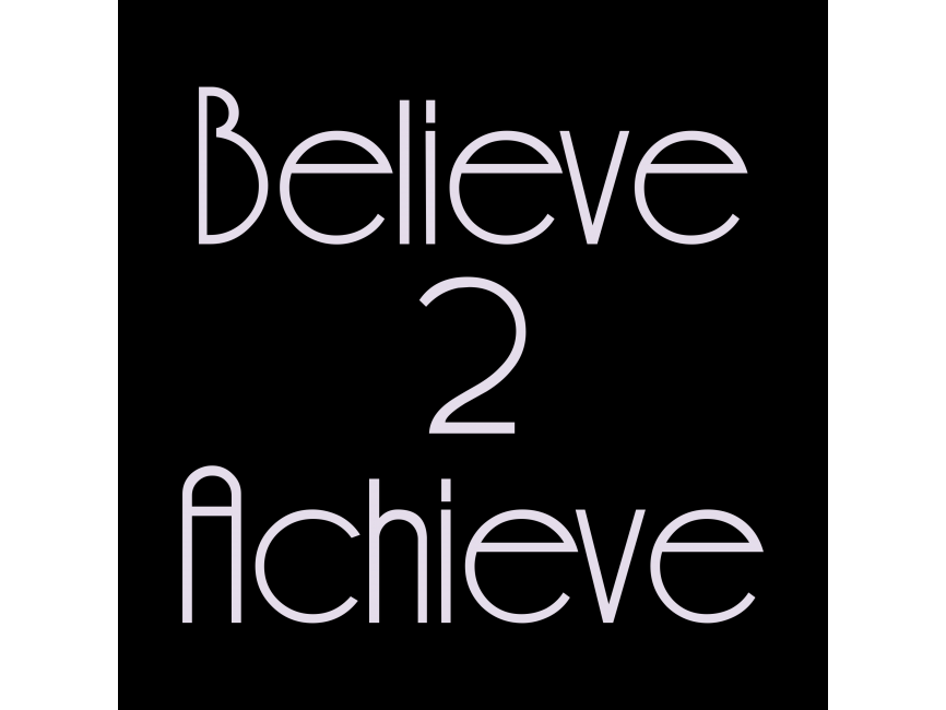 Believe 2 Achieve Logo