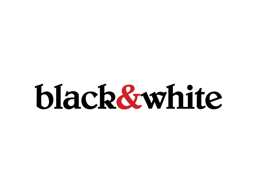 black&# 8;white Logo
