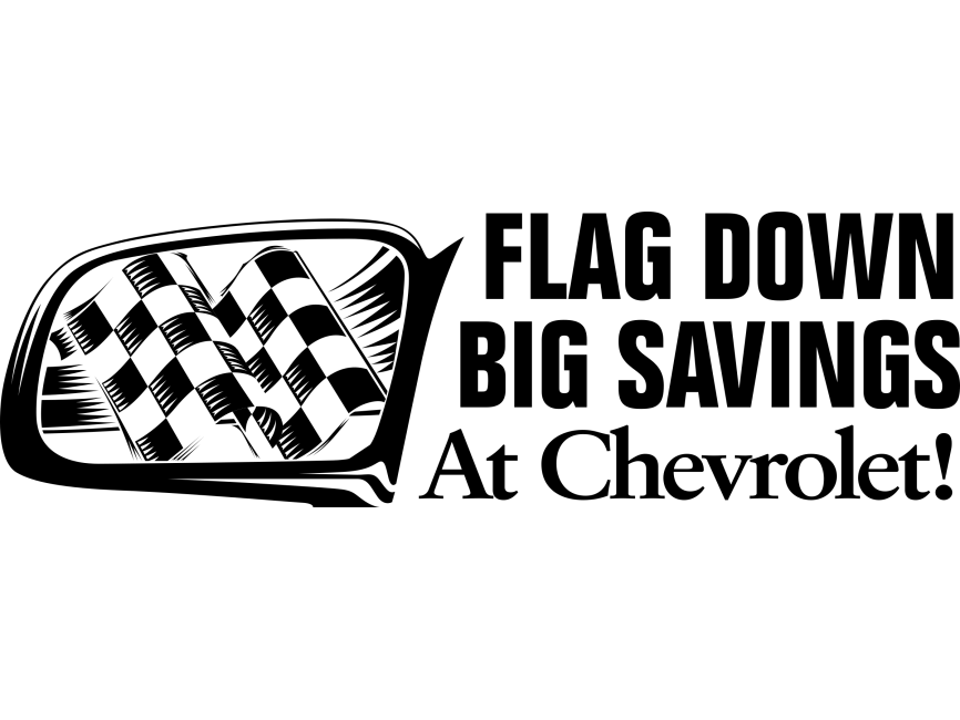 Chevrolet Flag Down Logo