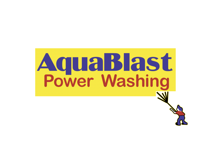 Aquablast Power Washing Logo