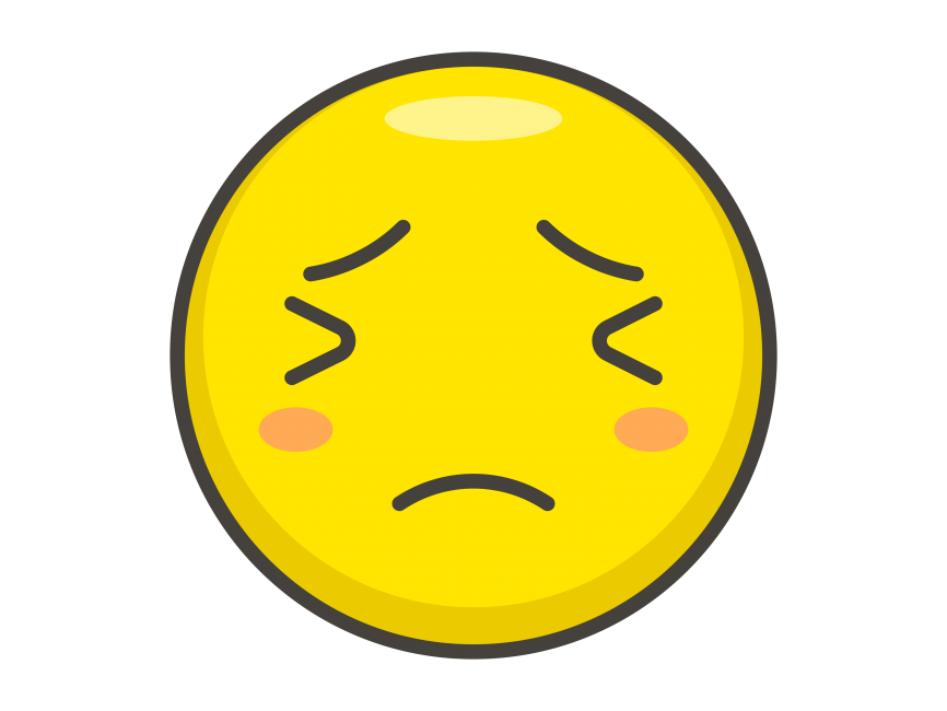 Persevering Face Emoji