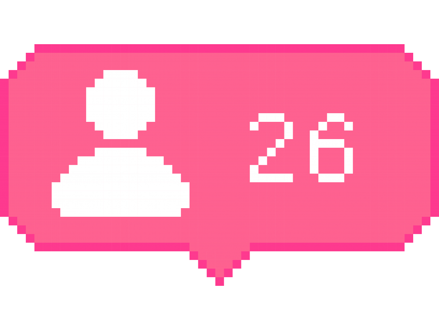 Pixel Art Social Media