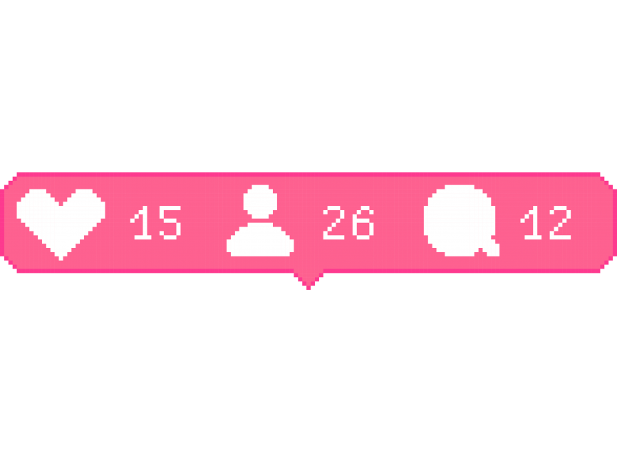 Pixel Art Social Media