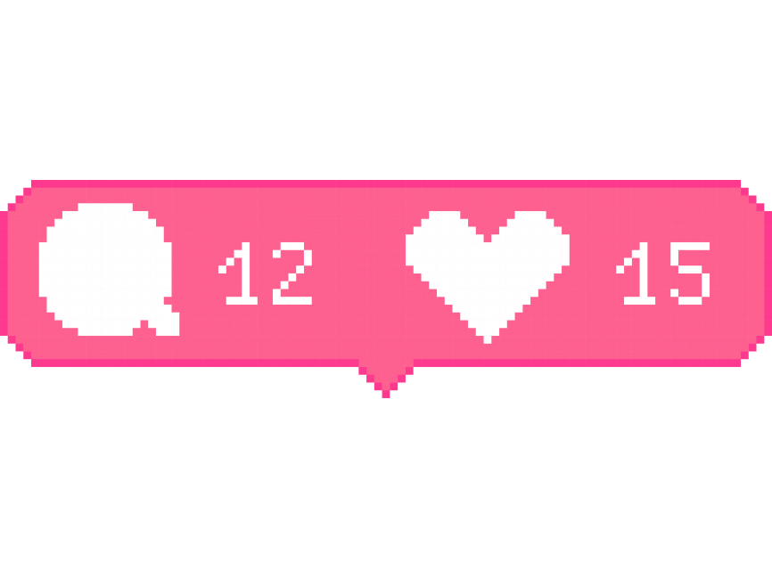 Pixel Art Social Media