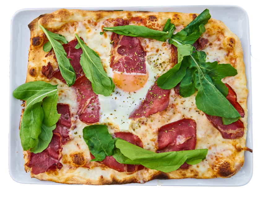 Pizza on Plate