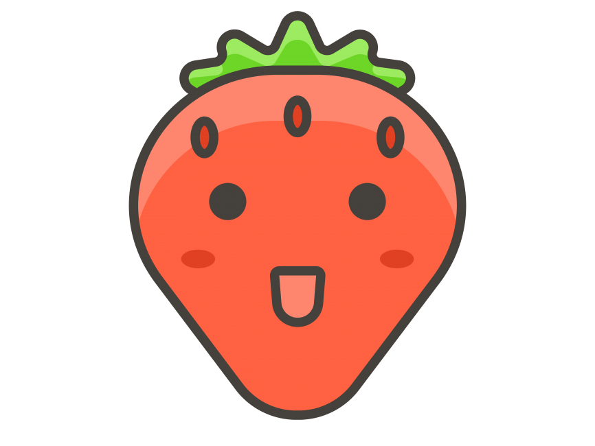 Strawberry Emoji Icon