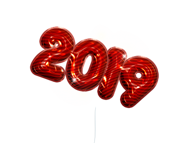 2019 Balloon Text,