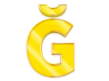 3D Golden Letter G