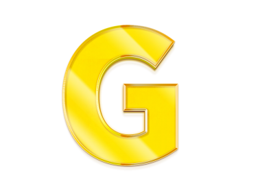 3D Golden Letter G