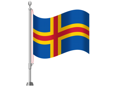 Aland Islands Flag