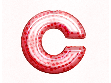 Balloon Style Letter C